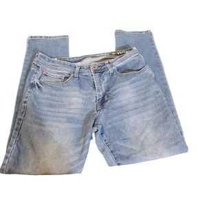 Mens MBX jeans slim taperd 32x30 lightwash